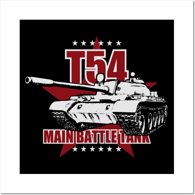 T-54 Main Battle Tank Wall Art by TCP